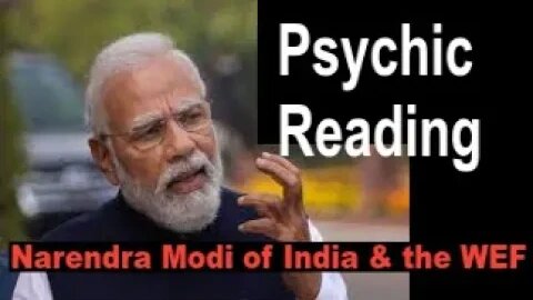 Narendra Modi India psychic reading WEF world economic forum