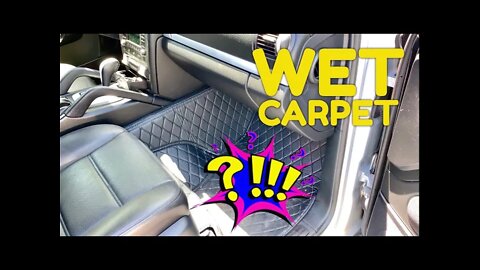 How to Fix Wet Footwell Carpet Water Leak in a Porsche Cayenne