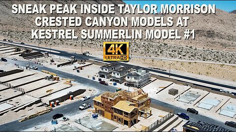 Sneak Peak Inside Taylor Morrison Crested Caynon Kestrel Summerlin Model #1
