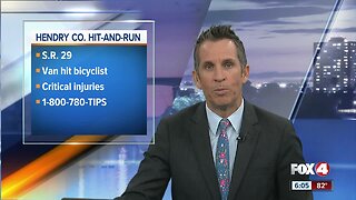 Search for person who hit a bicyclist Hendry County