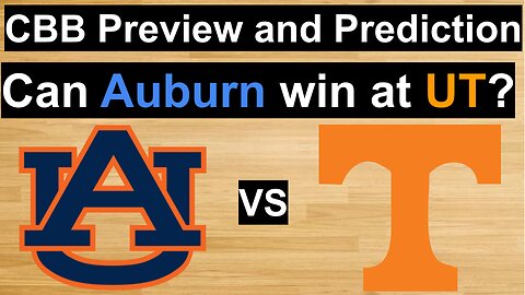 Auburn vs Tennessee Basketball Prediction/Can Auburn win at Tennessee? #cbb