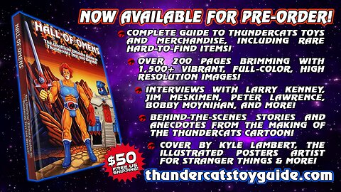 Pre-Order “Hall of Omens: The Unofficial Ultimate Guide to Thundercats Toys and Beyond" Now!