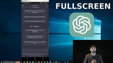 Android ChatGPT Shortcut (FULLSCREEN)