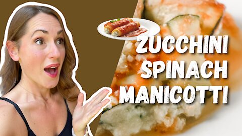 Zucchini Spinach Manicotti Recipe | Lean and Green | Dinner | Lunch with Lisa