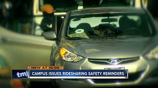 MUPD, Uber send safety reminders when using ride share apps