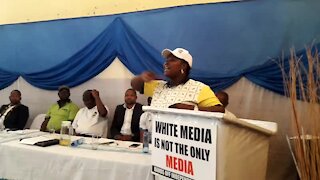 SOUTH AFRICA - Johannesburg - Support for Sekunjalo Independent Media (videos) (wos)