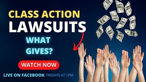 #LiveFeedReeds Lawyer Podcast Class Action Lawsuits!