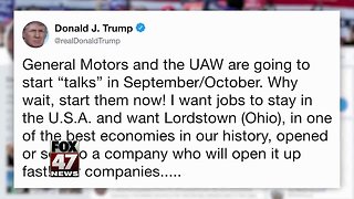 Trump calls GM's CEO in push to reopen Ohio auto plant