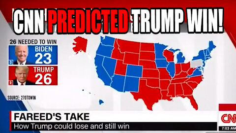 CNN Predicts how Trump Could WIN!