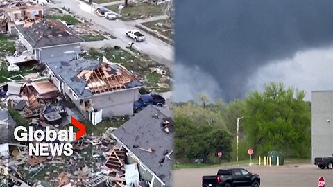 USA Tornado Rip through Midwest States , leaving Trails of destruction