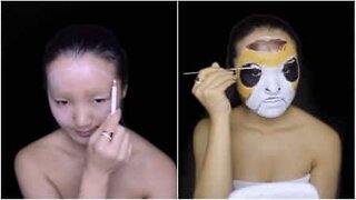 Makeup-artist forvandler sig til en Star Wars skabning