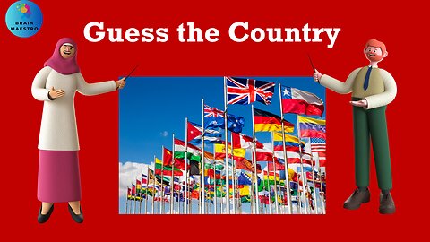 Flag Quiz: Guess the Country from Its Flag and Two Famous Cluese #BrainMaestro, amazing #riddles