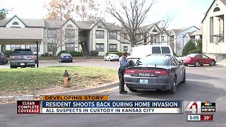 Resident shoots back during home invasion