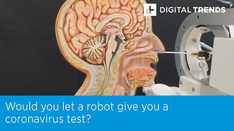 Would you let a robot give you a coronavirus test?