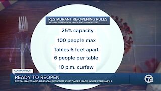 Capacity restrictions & curfews: Here are the rules MI restaurants must follow when reopening