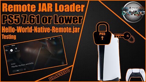PS5 BD-JB: PS5 JAR Loader TESTING for Firmware 7.61 and below