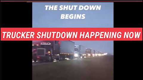 FURIOUS truckers SHUT DOWN in America