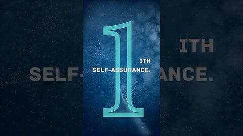 Numerology of 1: SELF CONFIDENCE.