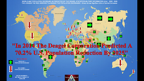 "In 2014 The Deagel Corporation Predicted A 70.2% U.S. Population Reduction By 2025"