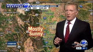 Tuesday evening forecast