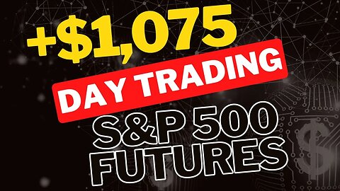 +$1,075 Day Trading ES Futures Live While Jerome Powell Speaks