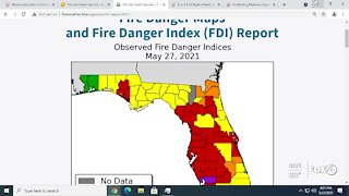 Dry conditions bringing wildfires in Southwest Florida
