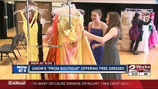 Union's prom boutique offering free classes