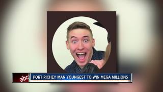 Port Richey man youngest to win Mega Millions