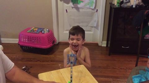 "Little Boy Uses Toy Catapult To Pull His Loose Tooth Out"
