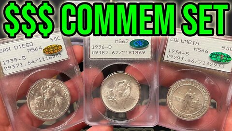 Rare $7,500+ PCGS Rattler Commemorative Half Dollar Collection Chat w/Gary @WorldClassCoins (Part 1)