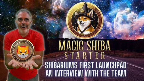 Magic Shiba Starter an interview with the team #1 SHIBARIUM! Launchpad The next 100x Gem