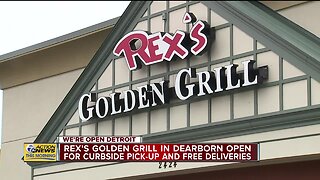 We're Open: Rex's Golden Grill in Dearborn open for curbside pickup and free deliveries