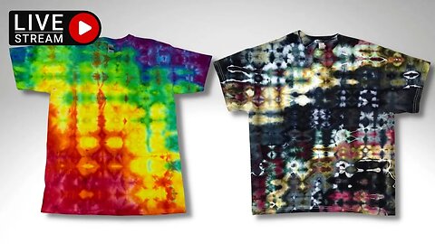 Tie-Dye Designs: Livestream Ep.13 Tying a Glitch w/Guest Host Scott Walker - Rad Dyes