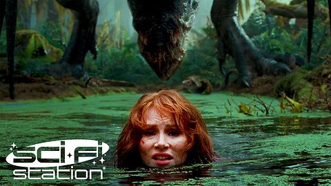 Claire Hides From The Therizinosaurus | Jurassic World: Dominion (2022) | Sci-Fi Station