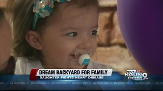 Little girl with heart disease gets dream playground from Tucson company