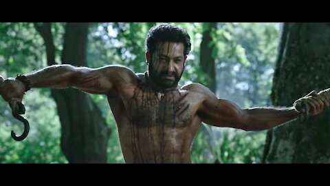 Ramaraju For Bheem Bheem Intro RRR Telugu NTR Ram Charan Ajay Devgn Alia