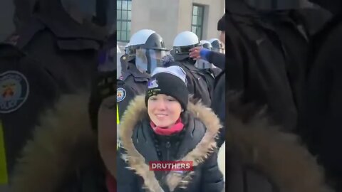 Hugging Police in Ottawa