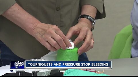 "Stop the Bleed" teaches civilians how to deal with severe bleeding