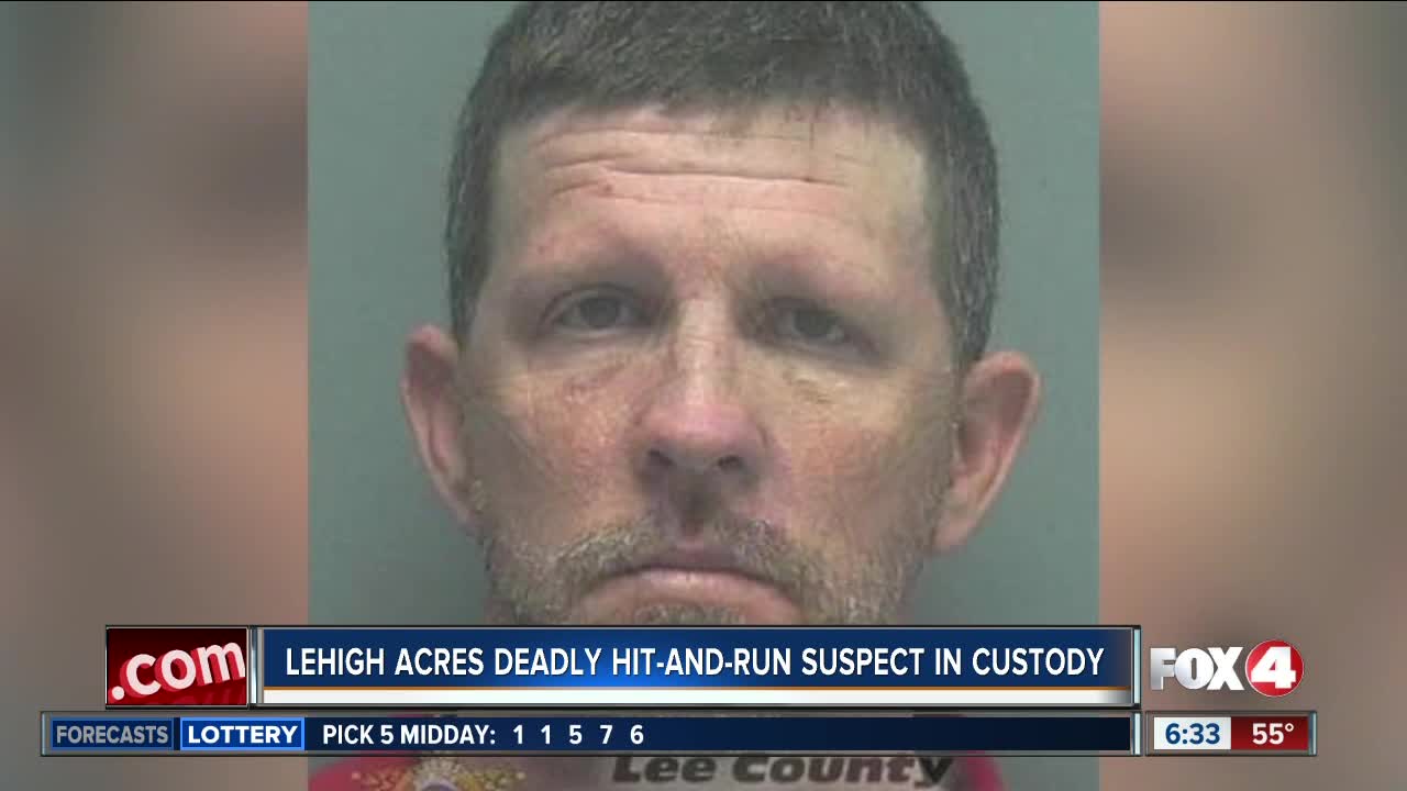 Lehigh Acres deadly hit-and-run suspect in custody