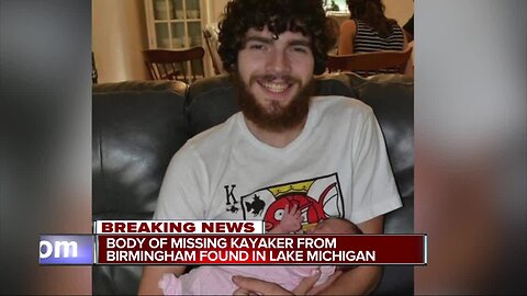 Body of missing kayaker from Birmingham found in Lake Michigan