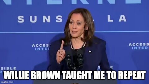 Kamala Repeats "The Significance Of The Passage Of Time" Over, And Over