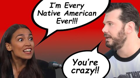 STEVEN CROWDER Slams AOC for Claiming She's One With EVERY NATIVE AMERICAN Ever!!