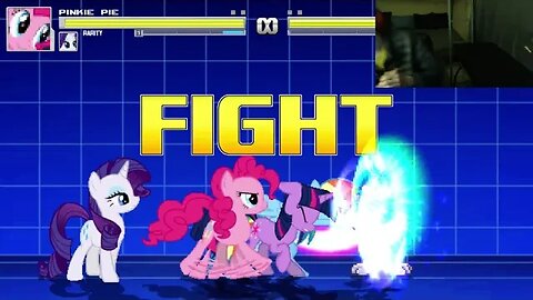 My Little Pony Characters (Twilight Sparkle, Rainbow Dash, And Rarity) VS Bugs Bunny In A Battle
