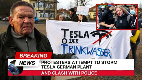 Protesters attempt to storm Germany's Tesla factory | News Today | Germany | UK |