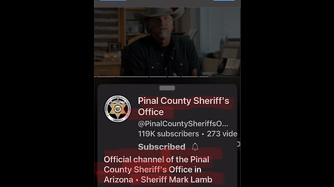 Sheriff Mark Lamb, Pinal County Arizona