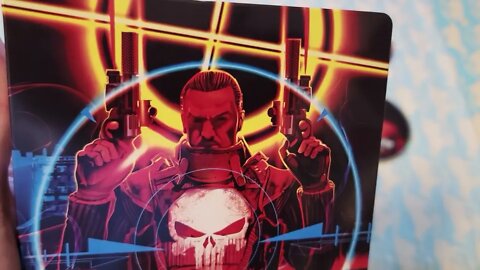 Up Close of Punisher: War Zone 4K SteelBook Best Buy Exclusive