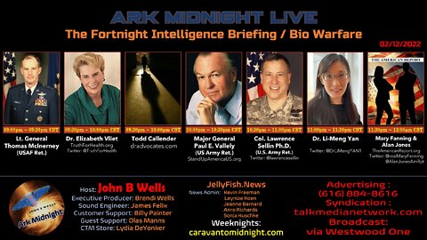 The Fortnight Intelligence Briefing / Bio-Warfare - John B Wells LIVE