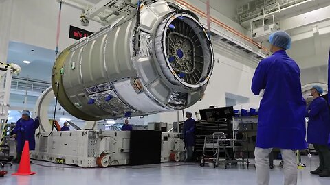 Northrop Grumman Cygnus Pressurized Cargo Module Lift (NG-20)