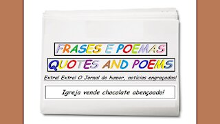 Notícias engraçadas: Igreja vende chocolate abençoado! [Frases e Poemas]