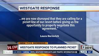Westgate responds to culinary union's planned picket